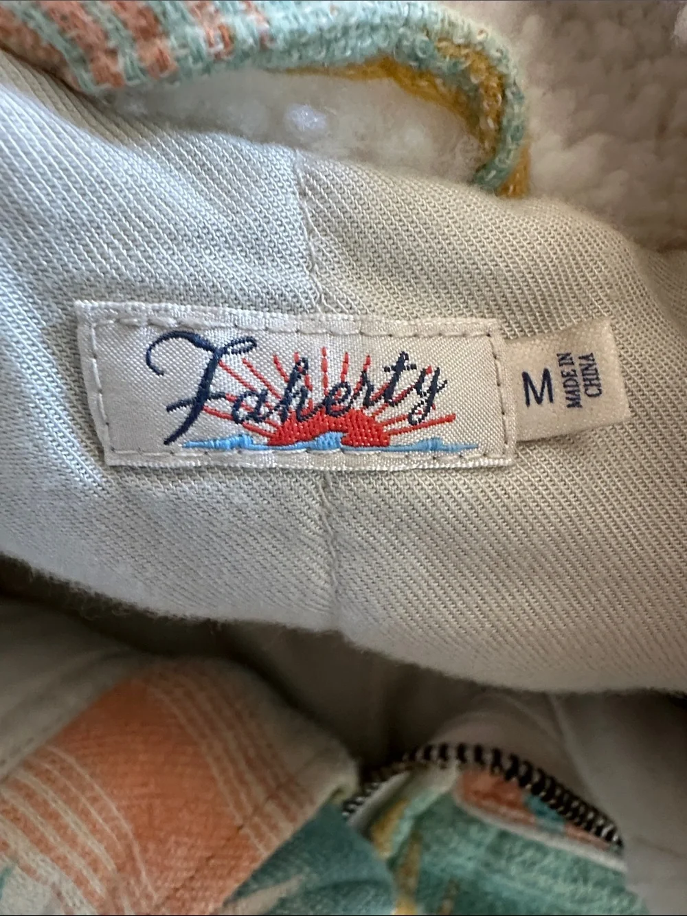 Women’s Faherty cotton cozy blanket jacket